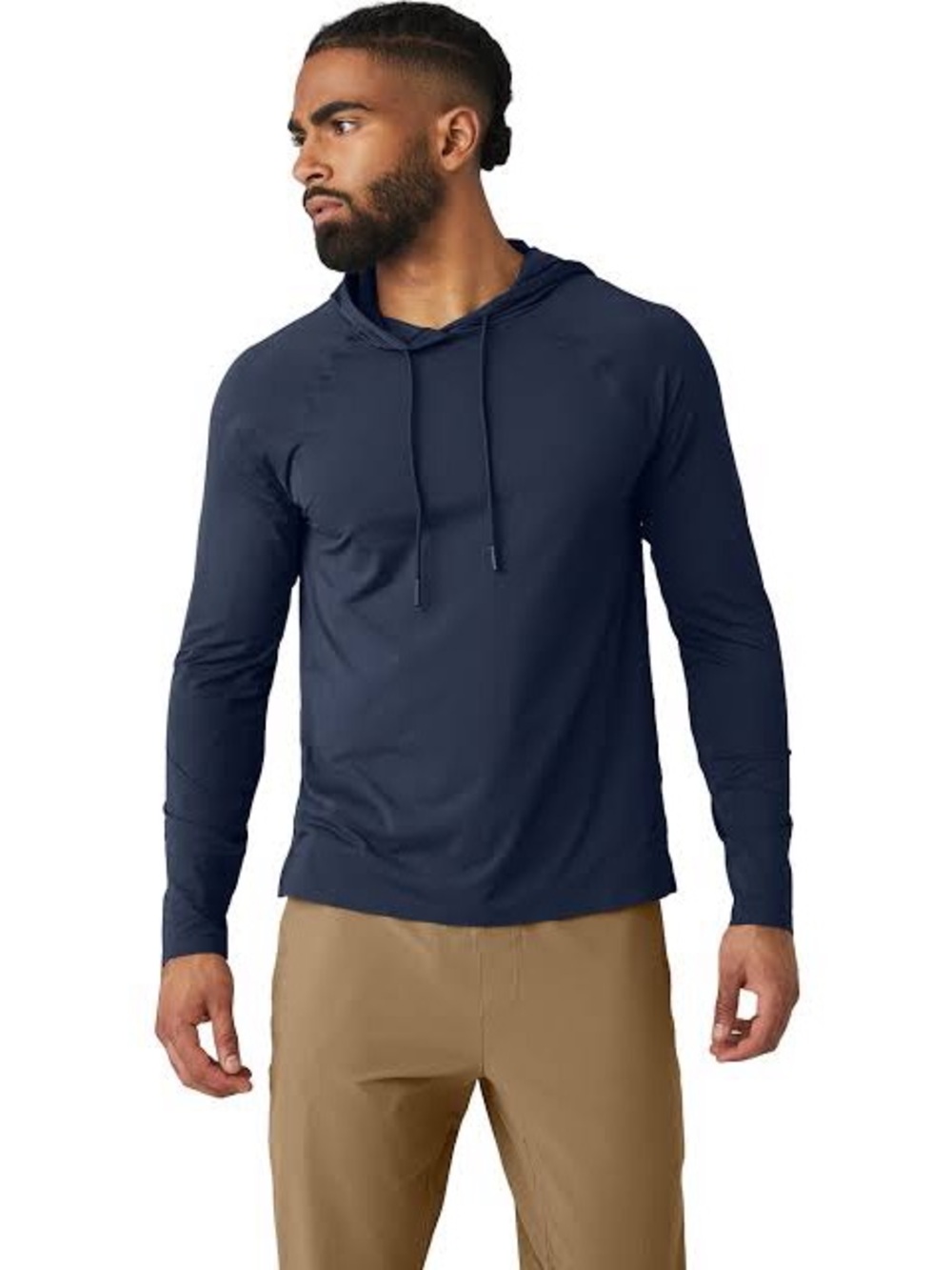 NWOT - Men’s Alo Yoga Idol Performance Hooded Runner in Navy/ large